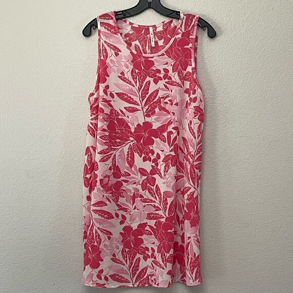 42Pops Sheer Tropical Dress Size XL - Picture 1 of 5